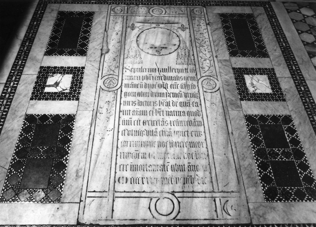 lapide tombale - ambito romano (sec. XV)